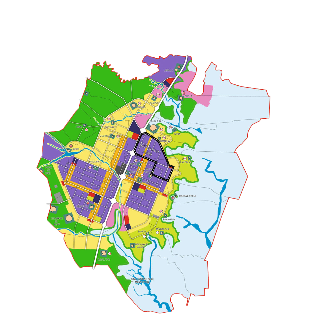 Dholera SIR Map